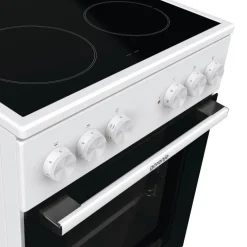 Gorenje Standherd 50cm mit Glaskeramikkochfeld GEC5A22WG weiß B/H/T: ca. 50x85x60 cm
