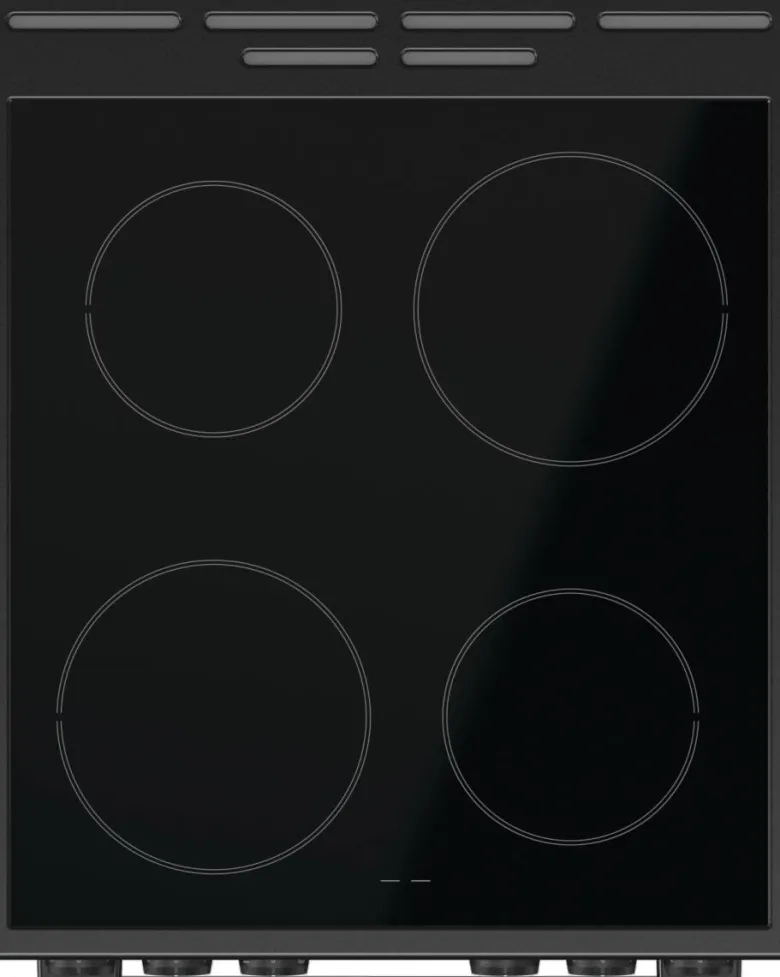 Gorenje Standherd 50cm mit Glaskeramikkochfeld GEC5A20BG schwarz B/H/T: ca. 50x85x59 cm