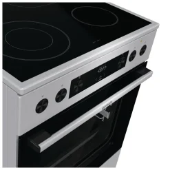 Gorenje Standherd 60cm mit Glaskeramikkochfeld GECS6C70XPA Edelstahloptik B/H/T: ca. 60x85x60 cm