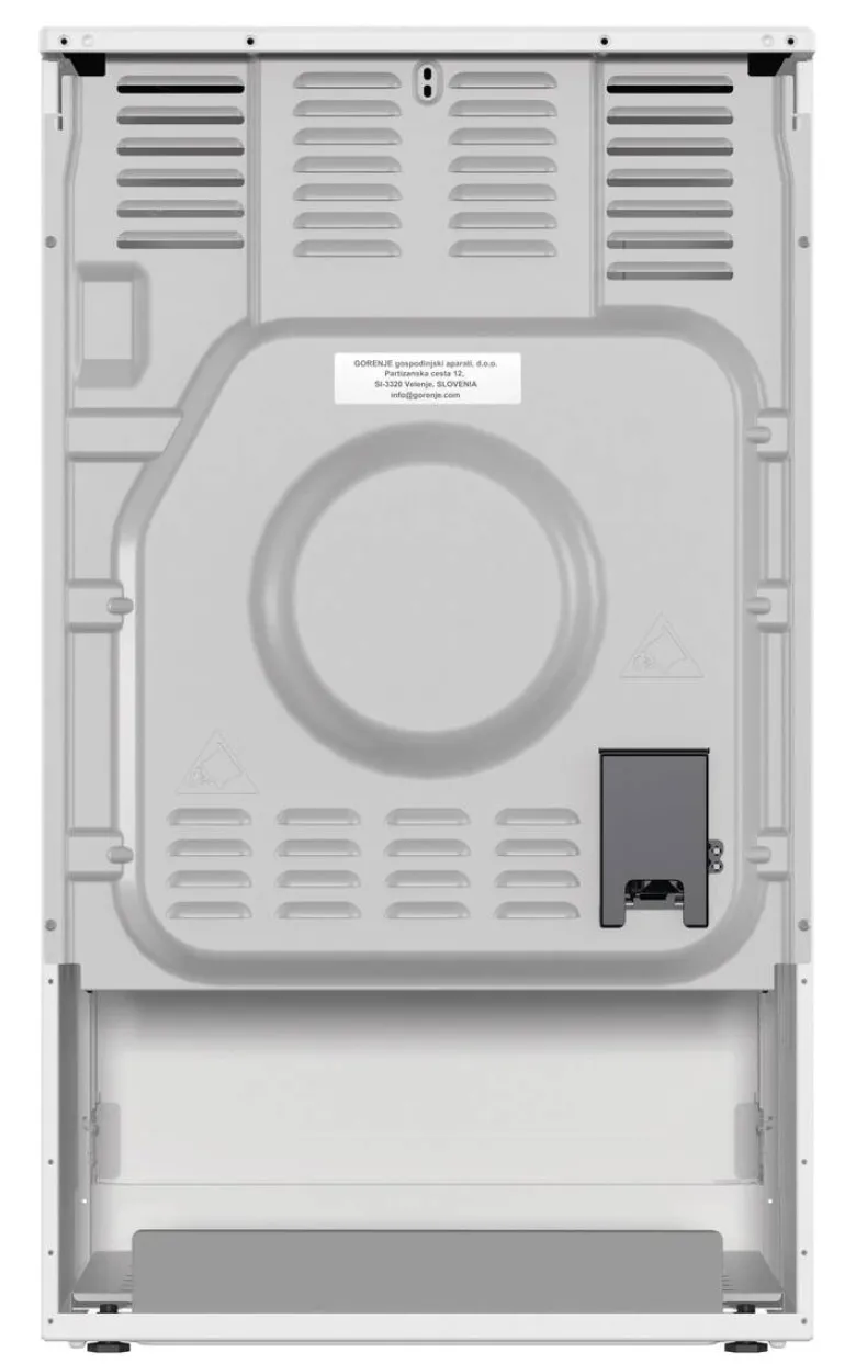Gorenje Standherd 50cm mit Glaskeramikkochfeld GEC5A21WG weiß B/H/T: ca. 50x85x59 cm