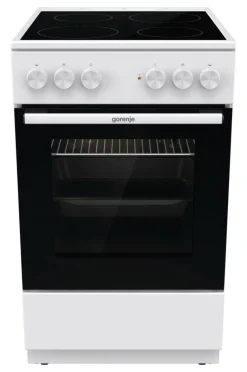 Gorenje Standherd 50cm mit Glaskeramikkochfeld GEC5A21WG weiß B/H/T: ca. 50x85x59 cm