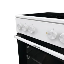 Gorenje Standherd 50cm mit Glaskeramikkochfeld GEC5A21WG weiß B/H/T: ca. 50x85x59 cm