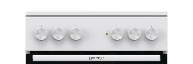 Gorenje Standherd 50cm mit Glaskeramikkochfeld GEC5A21WG weiß B/H/T: ca. 50x85x59 cm