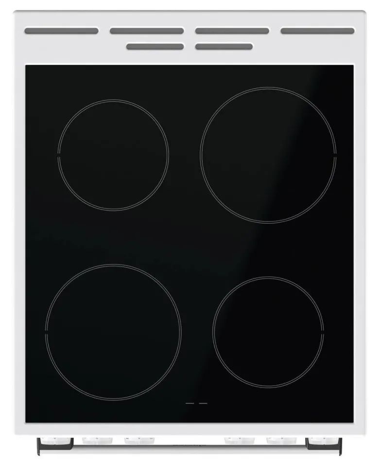 Gorenje Standherd 50cm mit Glaskeramikkochfeld GEC5A21WG weiß B/H/T: ca. 50x85x59 cm