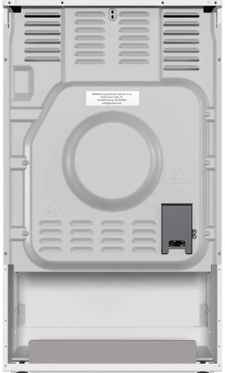 Gorenje Standherd 50cm mit Glaskeramikkochfeld GEC5C41WG weiß B/H/T: ca. 50x85x59 cm