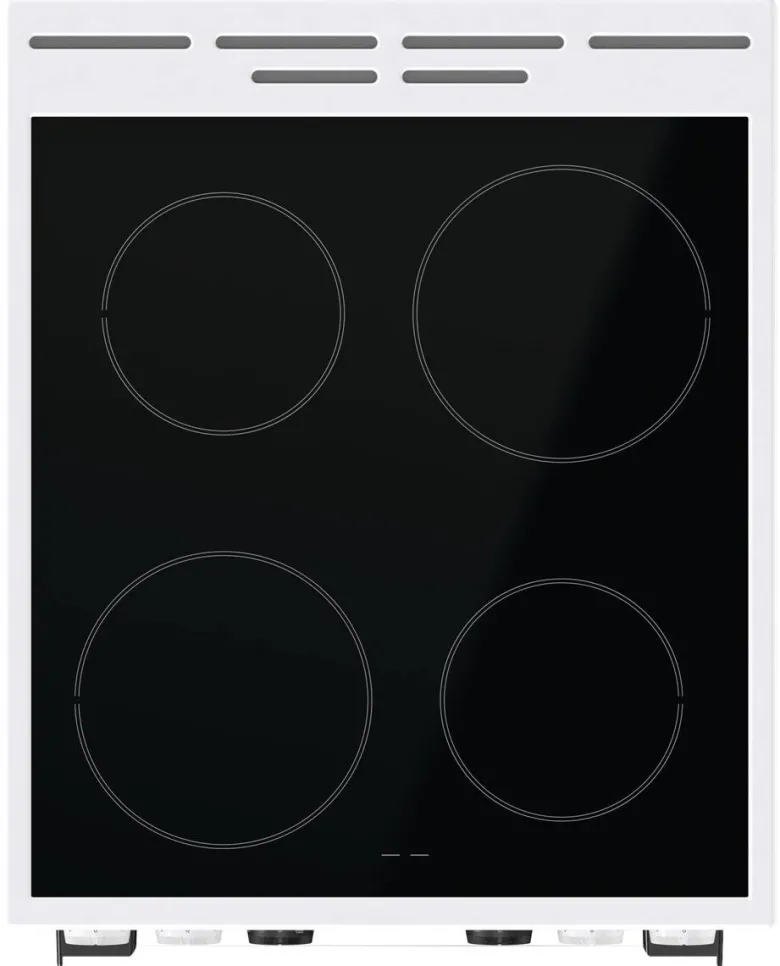 Gorenje Standherd 50cm mit Glaskeramikkochfeld GEC5C41WG weiß B/H/T: ca. 50x85x59 cm