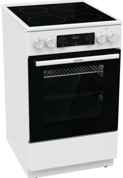 Gorenje Standherd 50cm mit Glaskeramikkochfeld GEC5C41WG weiß B/H/T: ca. 50x85x59 cm