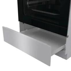 Gorenje Standherd 60cm mit Glaskeramikkochfeld GEIT6C60XPG Edelstahl B/H/T: ca. 60x85x60 cm