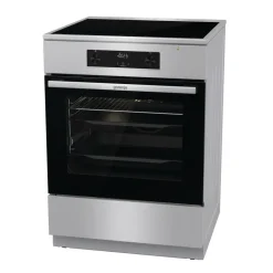 Gorenje Standherd 60cm mit Glaskeramikkochfeld GEIT6C60XPG Edelstahl B/H/T: ca. 60x85x60 cm