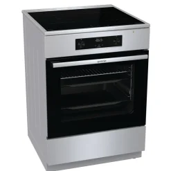 Gorenje Standherd 60cm mit Glaskeramikkochfeld GEIT6C60XPG Edelstahl B/H/T: ca. 60x85x60 cm