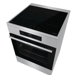 Gorenje Standherd 60cm mit Glaskeramikkochfeld GEIT6C60XPG Edelstahl B/H/T: ca. 60x85x60 cm