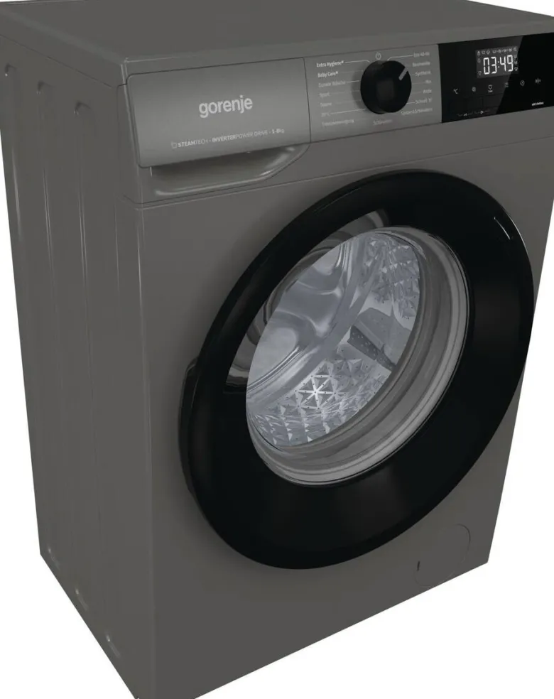 Gorenje Waschmaschine WNHEI84APSA/DE titanfarbig B/H/T: ca. 60x85x54 cm ca. 8 kg