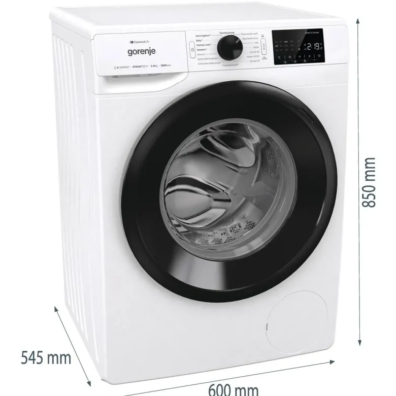 Gorenje Waschmaschine WPNEI86ATS weiß B/H/T: ca. 60x85x55 cm ca. 8 kg