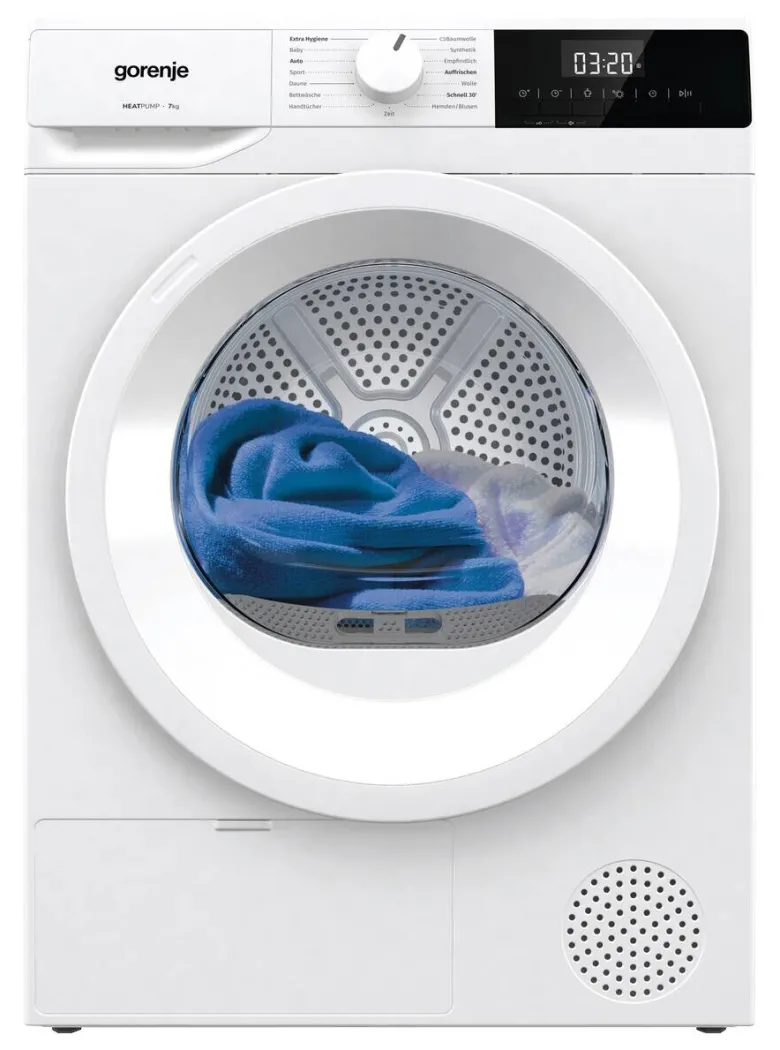 Gorenje Wärmepumpentrockner DHNE72 weiß B/H/T: ca. 60x85x55 cm ca. 7 kg