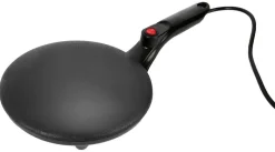 GOURMETmaxx Crepes-Maker schwarz Kunststoff Metall B/H/L: ca. 20x6x41,5 cm