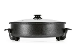 GOURMETmaxx Elektrische Party-Pfanne schwarz Edelstahl B/H/L: ca. 45x17,5x41 cm