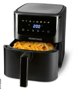 GOURMETmaxx Heißluftfritteuse schwarz Kunststoff B/H/L: ca. 39,1x33,5x28,6 cm ca. 6,5 l