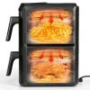 GOURMETmaxx Heißluftfritteuse 16439 schwarz Kunststoff B/H/L: ca. 28,2x42,3x40,8 cm ca. 6 l
