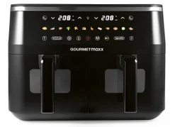 GOURMETmaxx Heißluftfritteuse schwarz Metall B/H/L: ca. 36,2x29,2x40 cm ca. 4,5 l