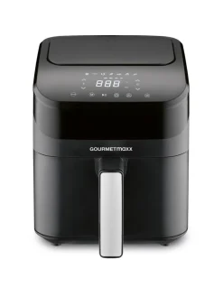 GOURMETmaxx Heißluftfritteuse schwarz Metall B/H/L: ca. 24x28,6x34,9 cm ca. 4 l