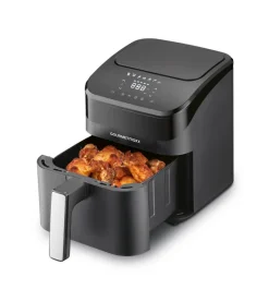 GOURMETmaxx Heißluftfritteuse schwarz Metall B/H/L: ca. 24x28,6x34,9 cm ca. 4 l