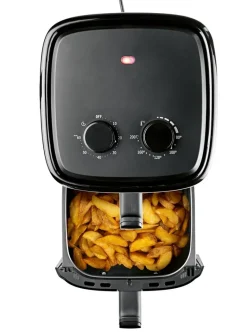 GOURMETmaxx Heißluftfritteuse 19170 schwarz Metall B/H/L: ca. 18,3x18,3x10,3 cm ca. 3,2 l