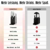 GOURMETmaxx Slushy Ice Maker 19174 schwarz Kunststoff B/H/L: ca. 23x50,5x50 cm