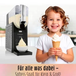 GOURMETmaxx Slushy Ice Maker 19174 schwarz Kunststoff B/H/L: ca. 23x50,5x50 cm