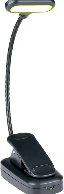 Grundig Leseleuchte schwarz B/H/L: ca. 9x1,5x4,5 cm