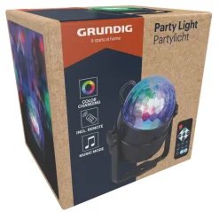 Grundig Party-Licht schwarz B/H/L: ca. 8,7x9,5x8,7 cm