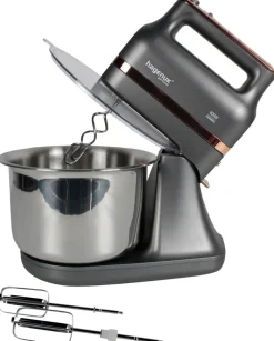 Hagenuk Handmixer-Set HMS-400 schwarz roségold Kunststoff Edelstahl B/H/T: ca. 22x34x34 cm