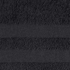 Handtuch Miami schwarz Baumwolle B/L: ca. 50x100 cm