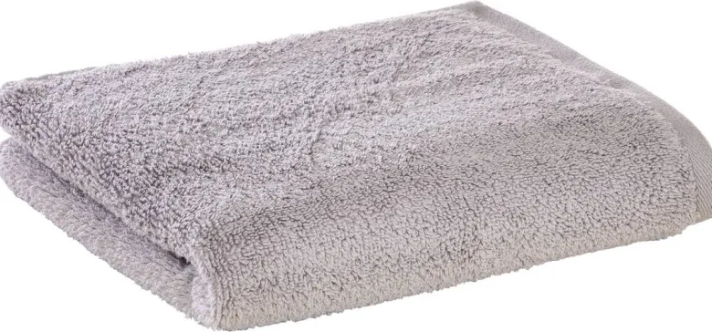 Handtuch silber Baumwolle B/L: ca. 50x100 cm