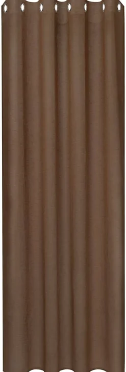 happy home Ösenvorhang Freiburg Mocha Mousse B/L: ca. 140x235 cm