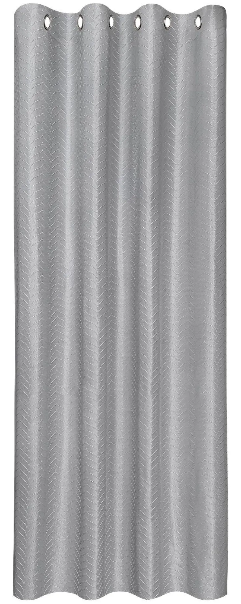 Happy Home Ösenvorhang Kiel silber B/L: ca. 145x245 cm