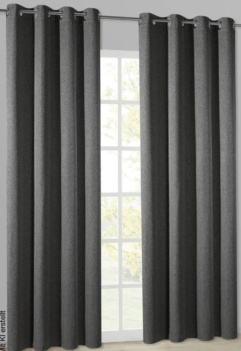 Happy Home Thermovorhang Berlin anthrazit B/L: ca. 140x245 cm