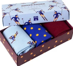 HappySocks Socken Weihnachten 3er Pack mehrfarbig Baumwolle