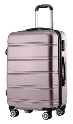 Hartschalenkoffer roségold Kunststoff B/H/L: ca. 45x66x26 cm