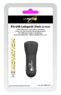 Heitech Ladegerät 05001617 schwarz