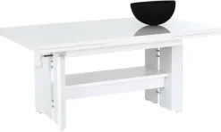 Hela Couchtisch DARIO weiß Holzwerkstoff B/H/T: ca. 110x50x68 cm