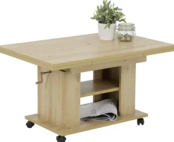 Hela Couchtisch JAKOB Eiche Artisan Holzwerkstoff B/H/T: ca. 90x51x60 cm