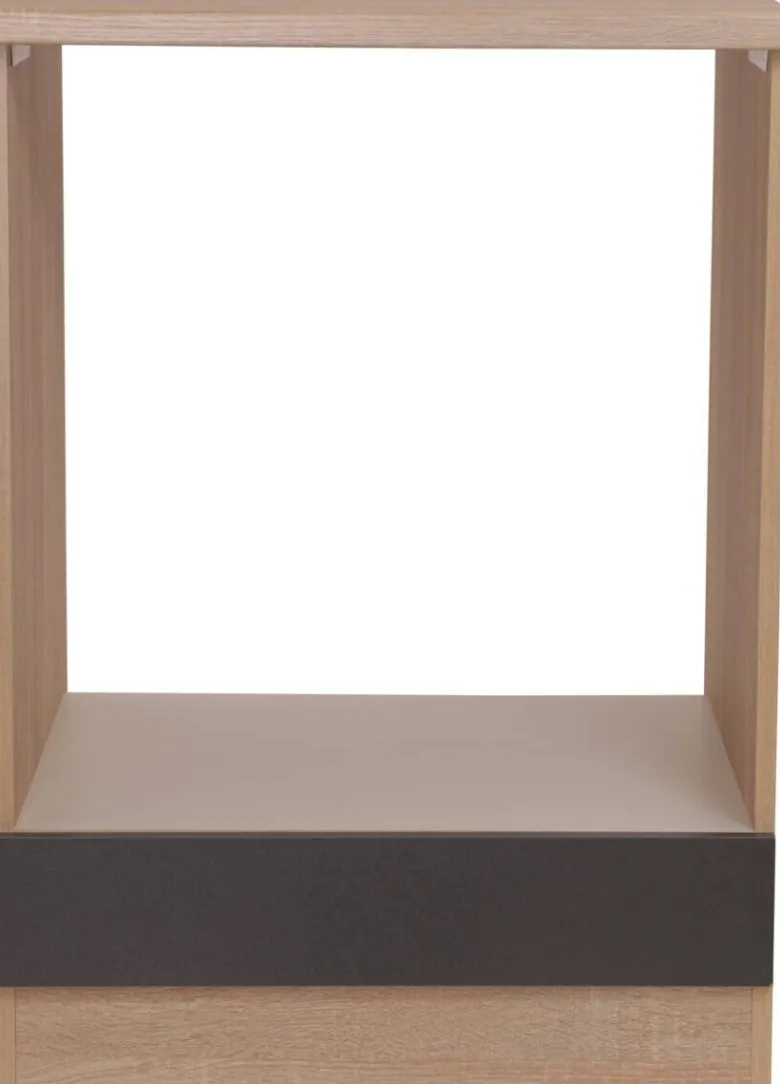 Herdumbauschrank Merle grau B/H/T: ca. 60x85x60 cm