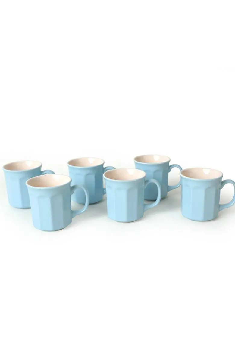 HermiaConcept Kaffeebecher 6-tlg. creme Keramik 6 tlg.