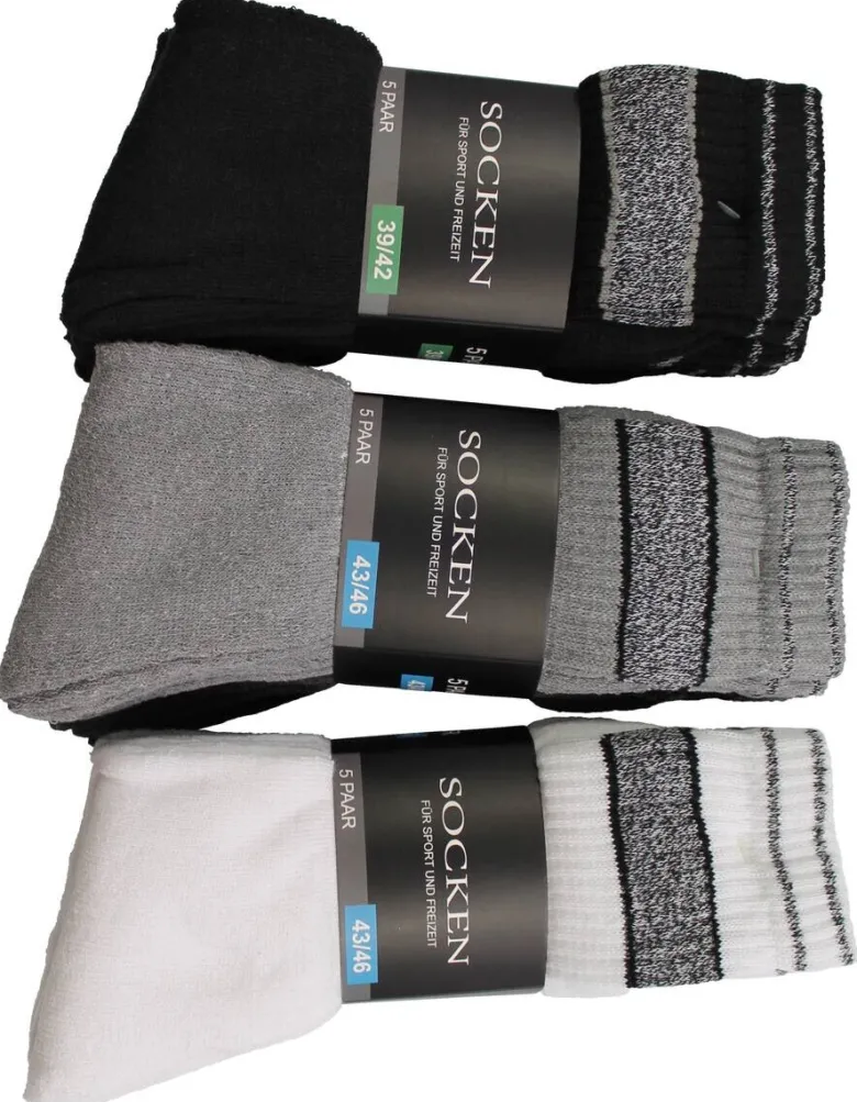 Herren-Socken sortiert 1 Packstücke Größe 39-42