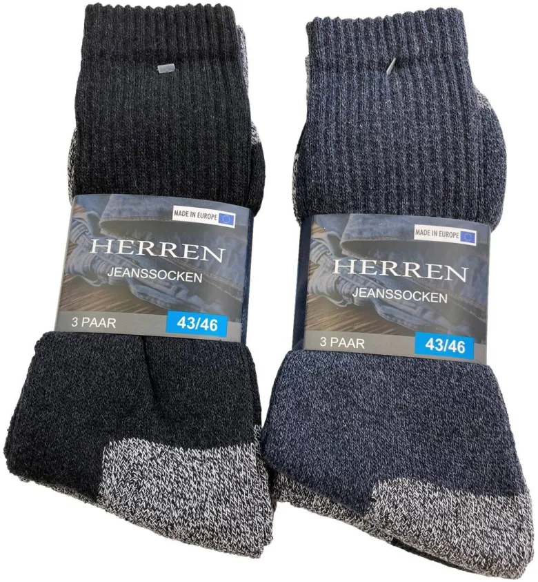 Herren-Socken Sport sortiert 1 Packstücke Größe 39-42