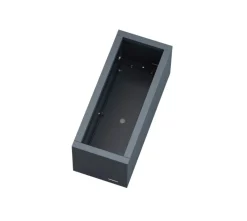 Herstera Garden Pflanzkübel Cube anthrazit Metall B/H/L: ca. 60x25x25 cm