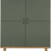 Highboard Alva Eiche Evoke Coast Nachbildung salbei B/H/T: ca. 107x134x40 cm