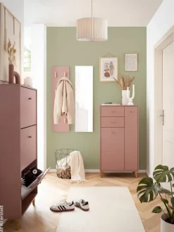 Highboard Bjarne mauve B/H/T: ca. 60,2x103,4x33,05 cm