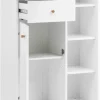 Highboard Bjarne weiß matt B/H/T: ca. 60,2x113,4x33,05 cm