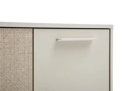 Highboard Edno creme Eiche Nachbildung B/H/T: ca. 59,8x124x19,5 cm